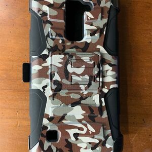 TurtleArmor LG Stylo Camo Case Shockproof Kickstand Hard Shell Cover‎